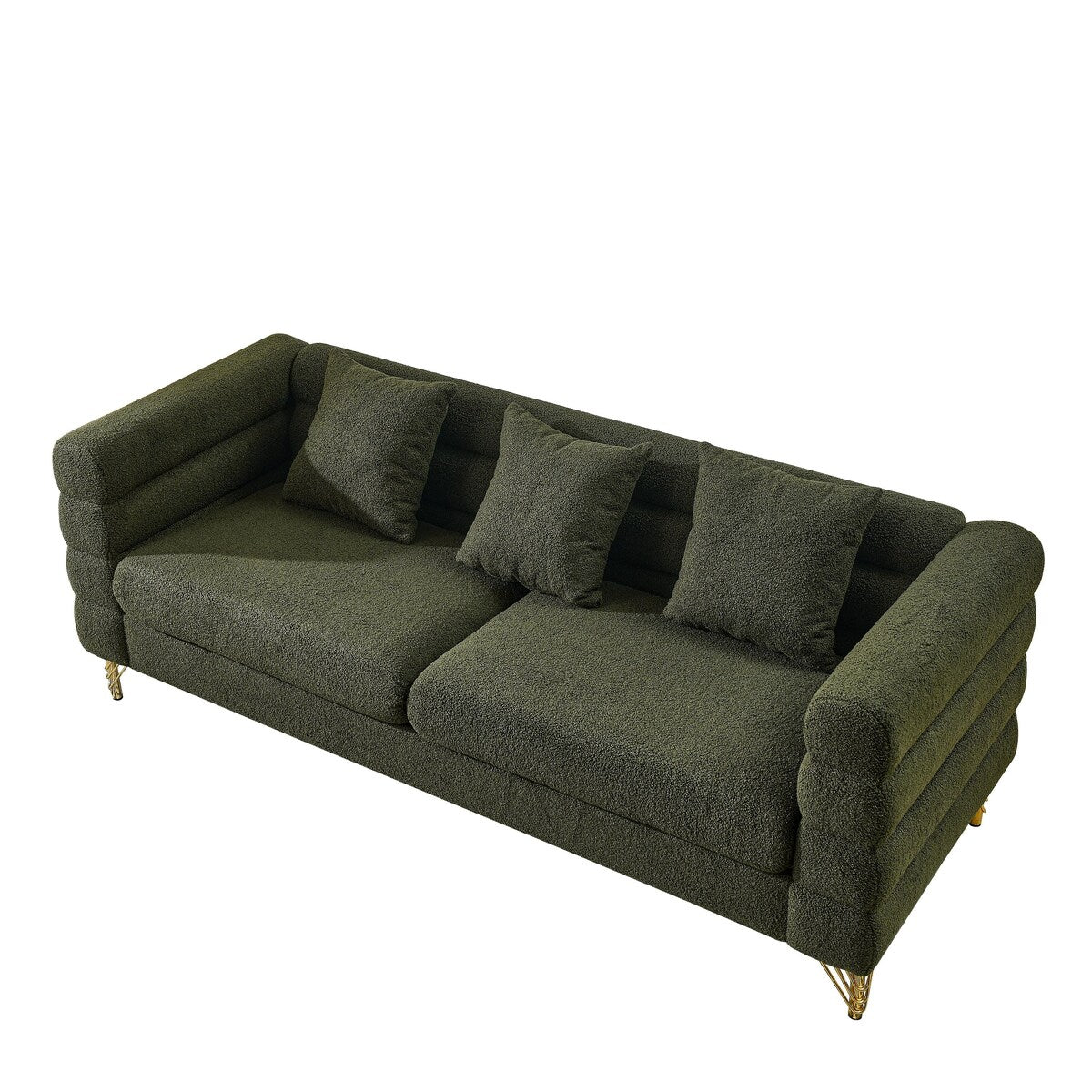 Soft Sitting with 3 Pillows for Living Room, Bedroom, Office