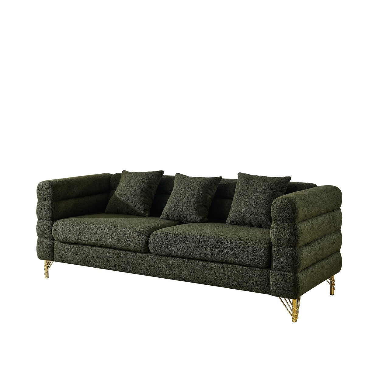 Soft Sitting with 3 Pillows for Living Room, Bedroom, Office