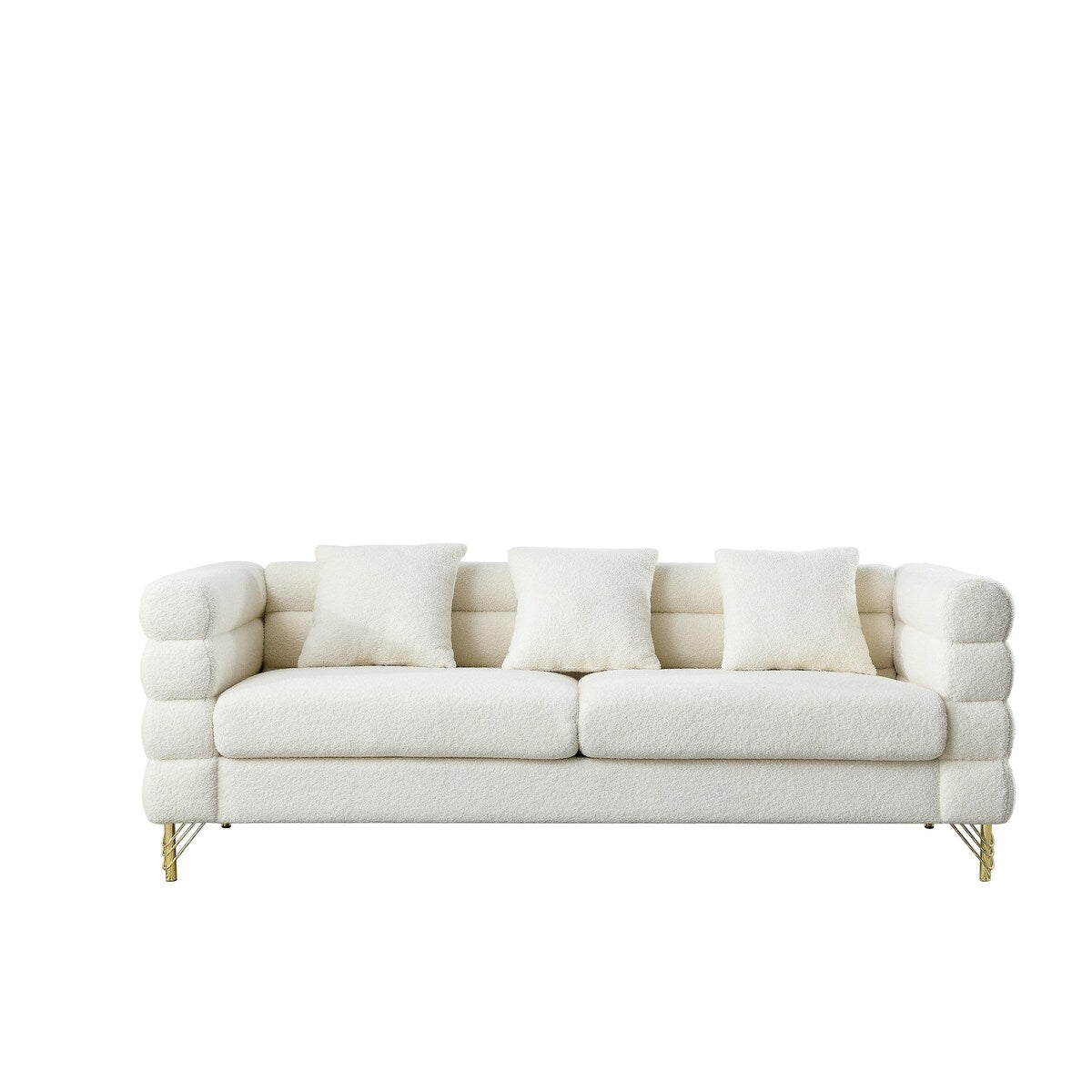 Soft Sitting with 3 Pillows for Living Room, Bedroom, Office