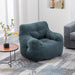 Soft Tufted foam bean bag chair with Teddy fabric