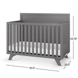 Soho 4-in-1 Flat Top Convertible Crib
