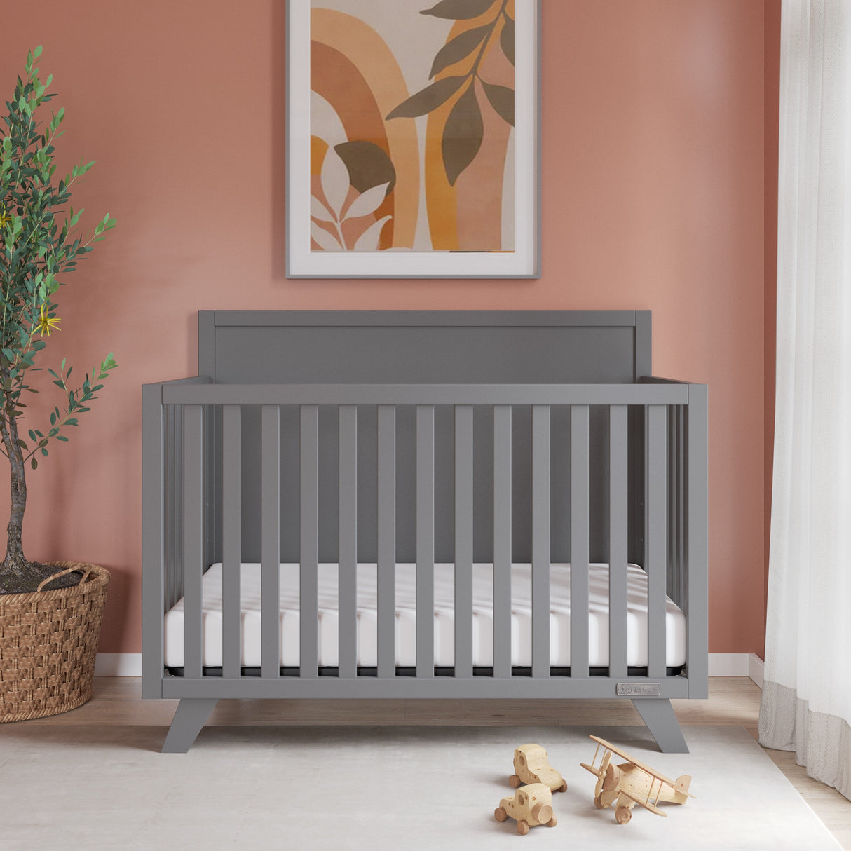 Soho 4-in-1 Flat Top Convertible Crib