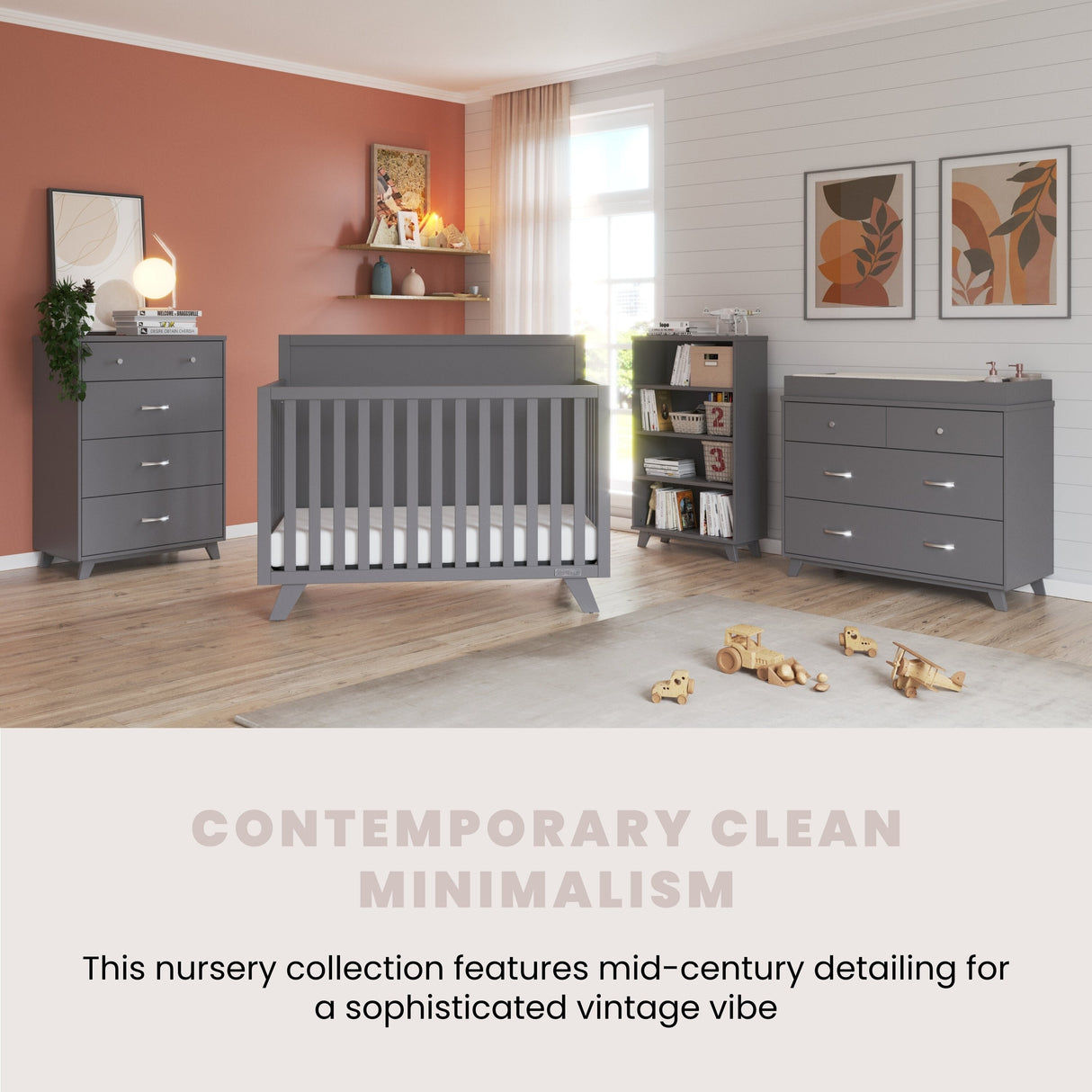 Soho 4-in-1 Flat Top Convertible Crib