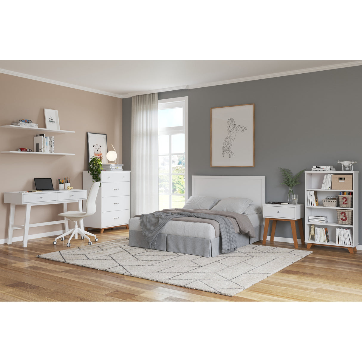 Soho 4-in-1 Flat Top Convertible Crib