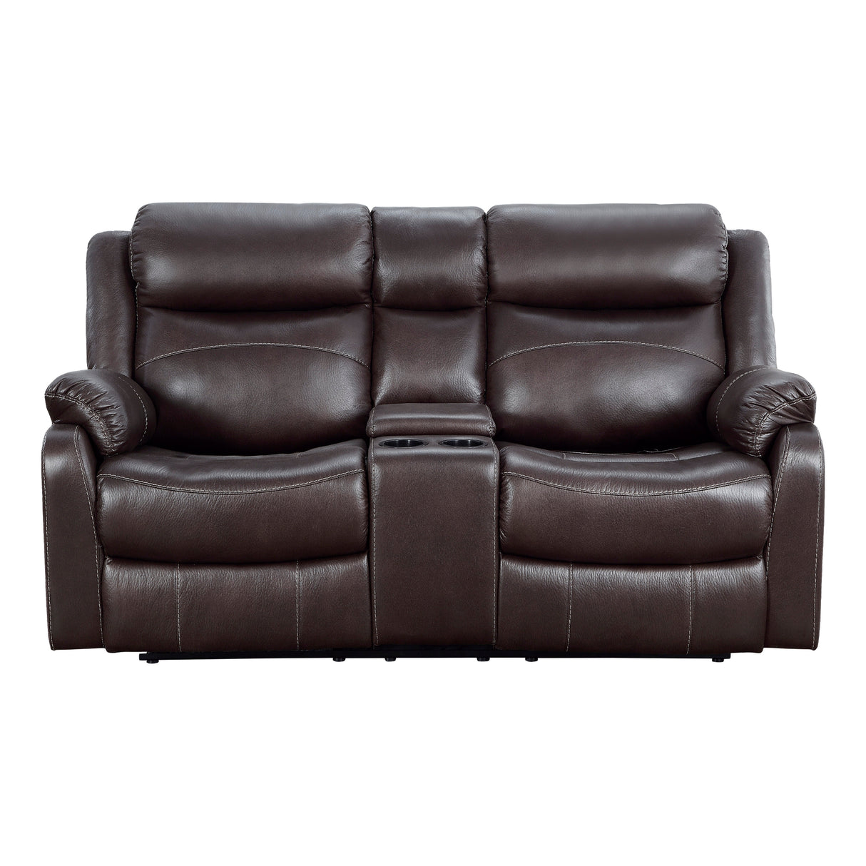 Soho Double Lay Flat Reclining Love Seat with Console
