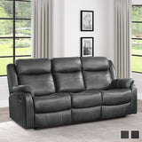 Soho Double Lay Flat Reclining Love Seat with Console