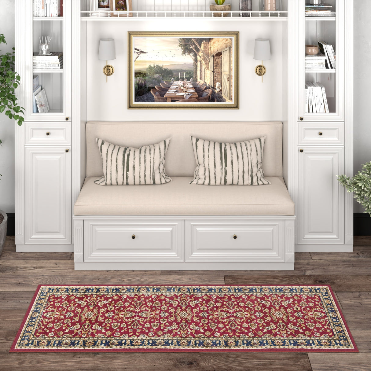 Soho Traditional Floral Indoor Area Rug