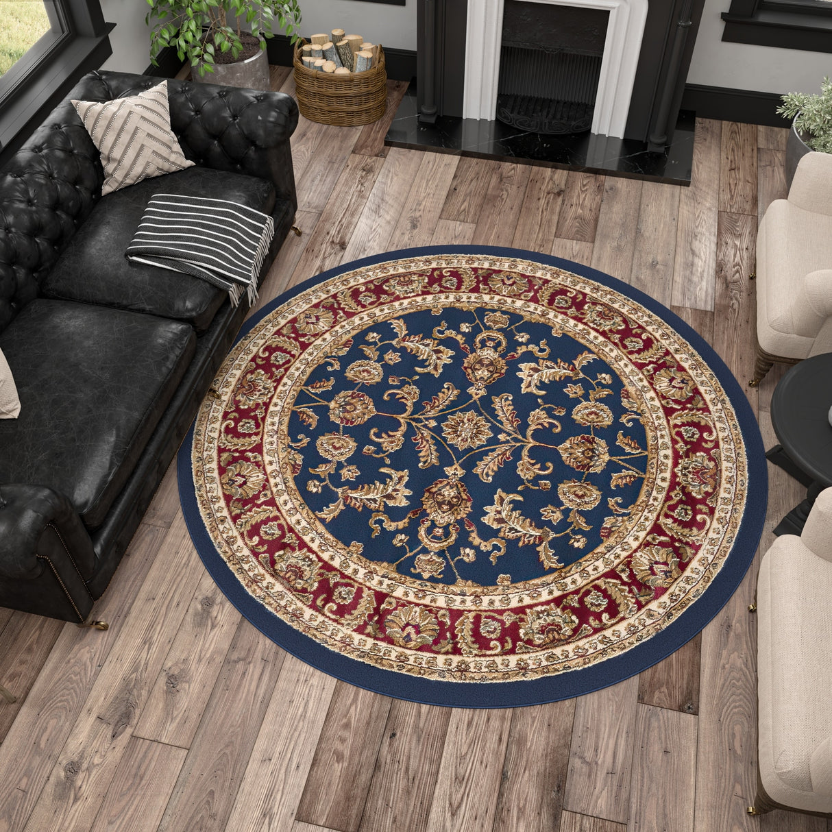 Soho Traditional Floral Indoor Area Rug