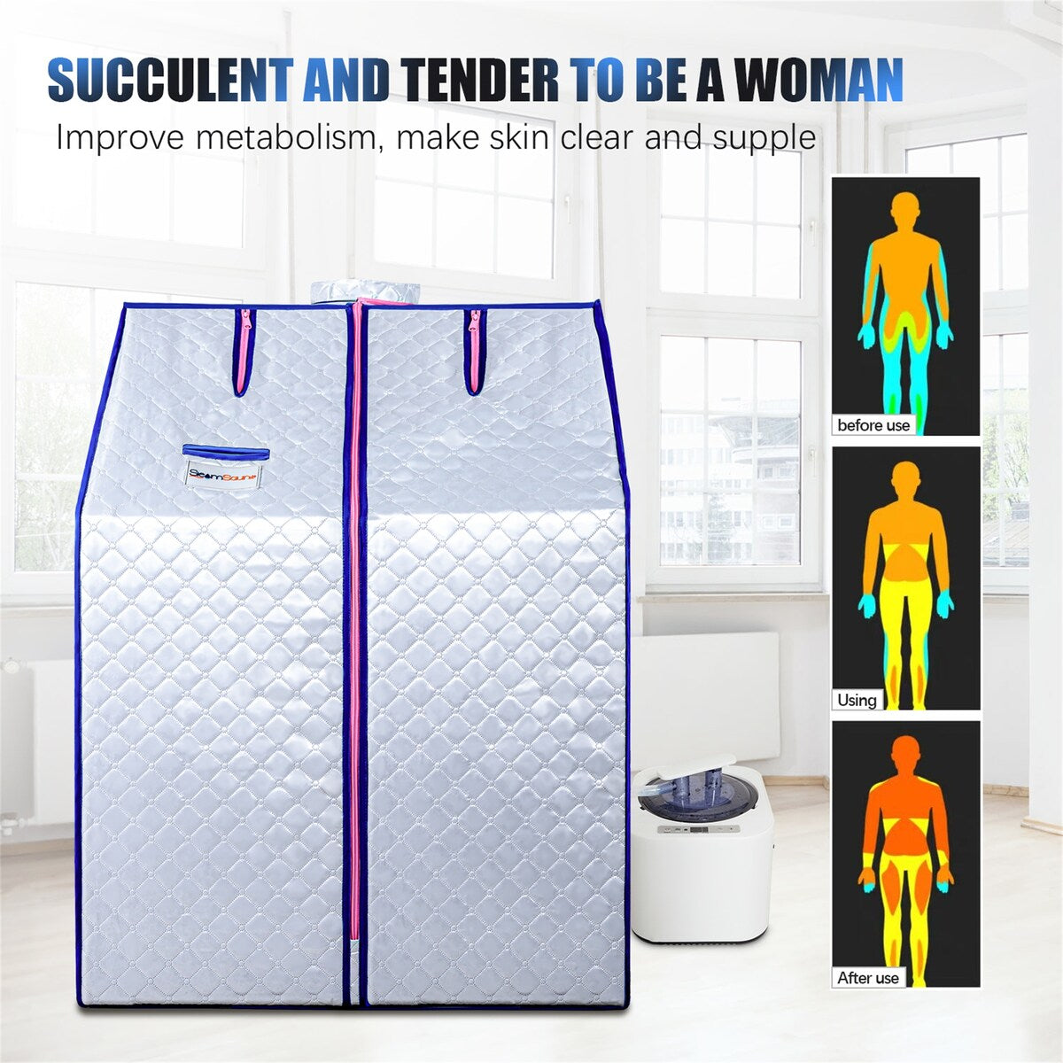Sojourner Portable Sauna for Home - Steam Sauna Tent