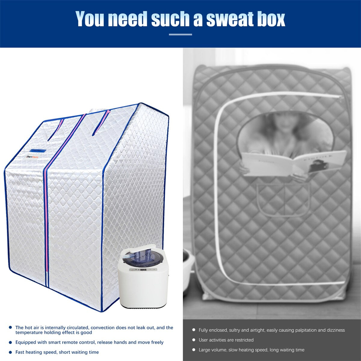 Sojourner Portable Sauna for Home - Steam Sauna Tent