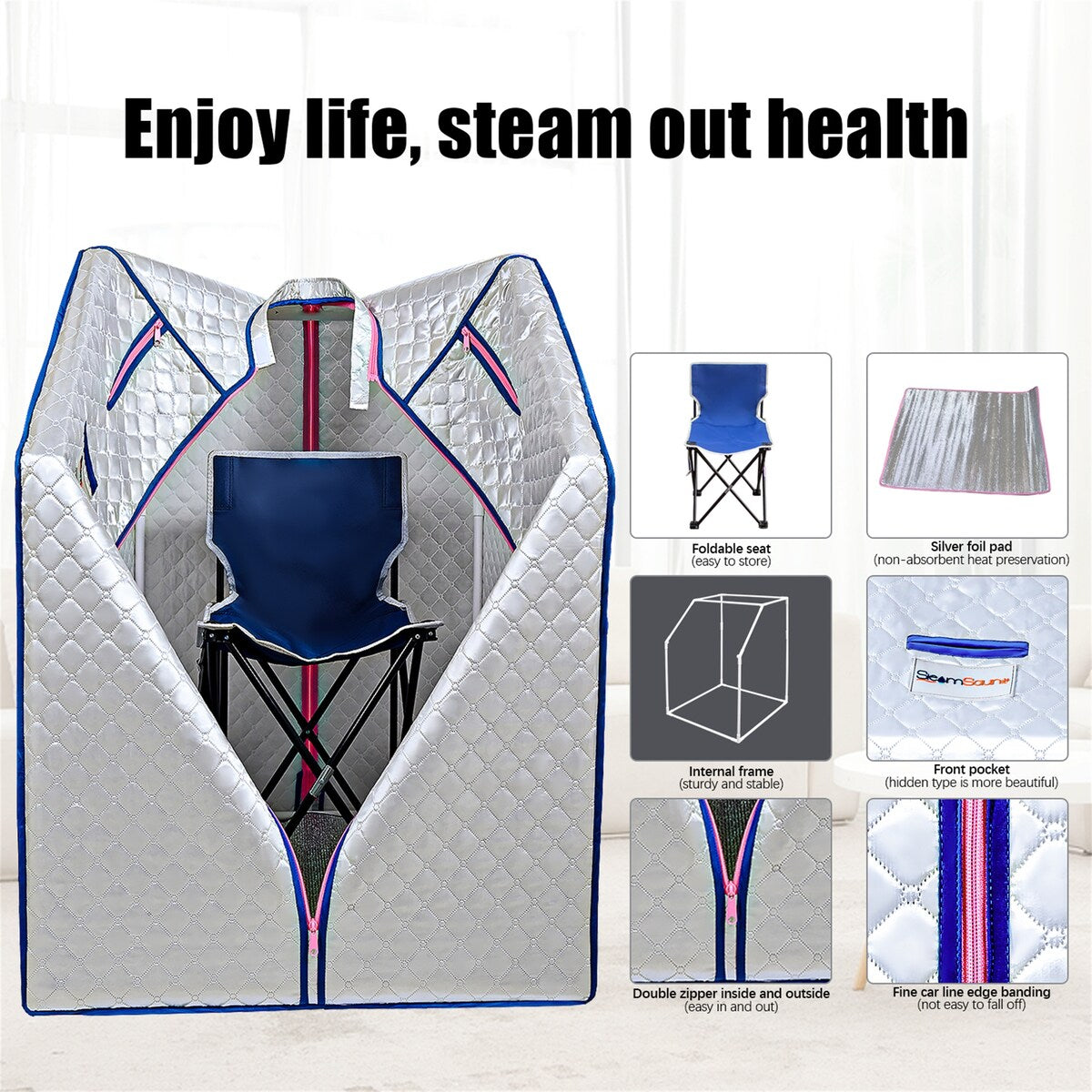 Sojourner Portable Sauna for Home - Steam Sauna Tent