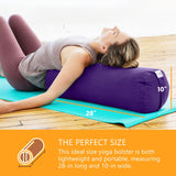 Sol Living Cylindrical Cotton Yoga Bolster