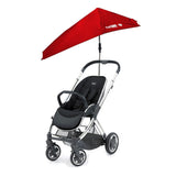 SolPro Clamp-On Shade Umbrella - 4 Way Clamp Umbrella with 360 Degree Swivel and Push Button Hinge.  Great for Beach Chairs