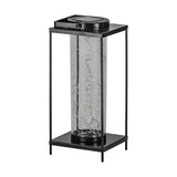 Solar - 50-Light Integrated LED Outdoor Table Lamp - Black Finish