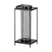 Solar - 50-Light Integrated LED Outdoor Table Lamp - Black Finish