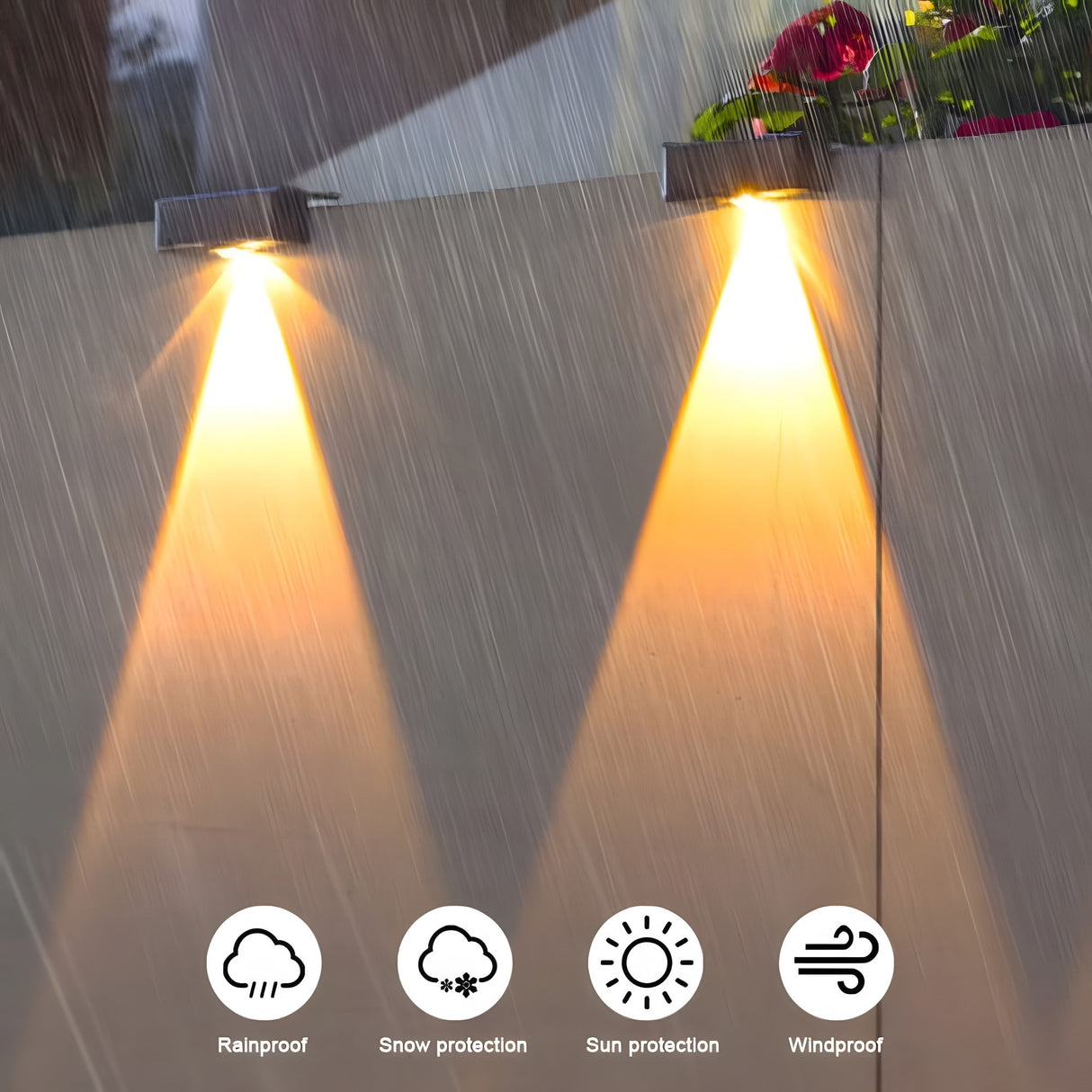 Solar Deck Light Fence Lights