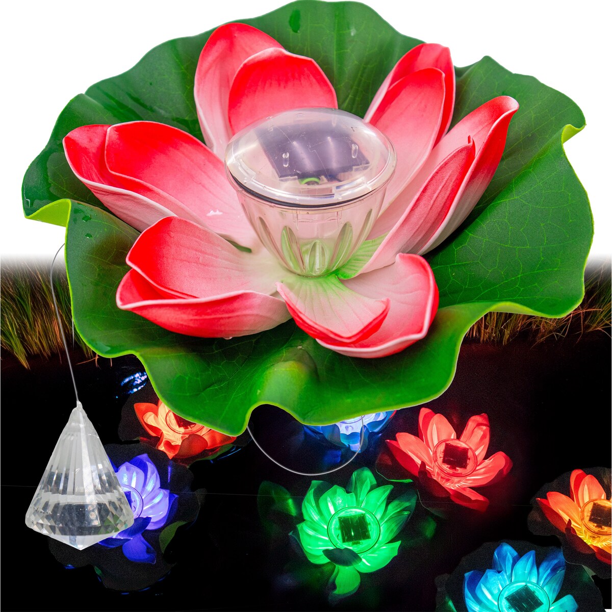 Solar lotus flower discount