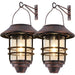 Solar Lantern Outdoor Lights, Hanging Wireless Waterproof,2 Pack