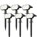 Solar Lights Outdoor Waterproof IP68, 56 LED 3 Lighting Modes Solar Powered Garden Yard Spot Solar Lights- 6 Pack