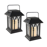 Solar Mini Lanterns- Black 2ct