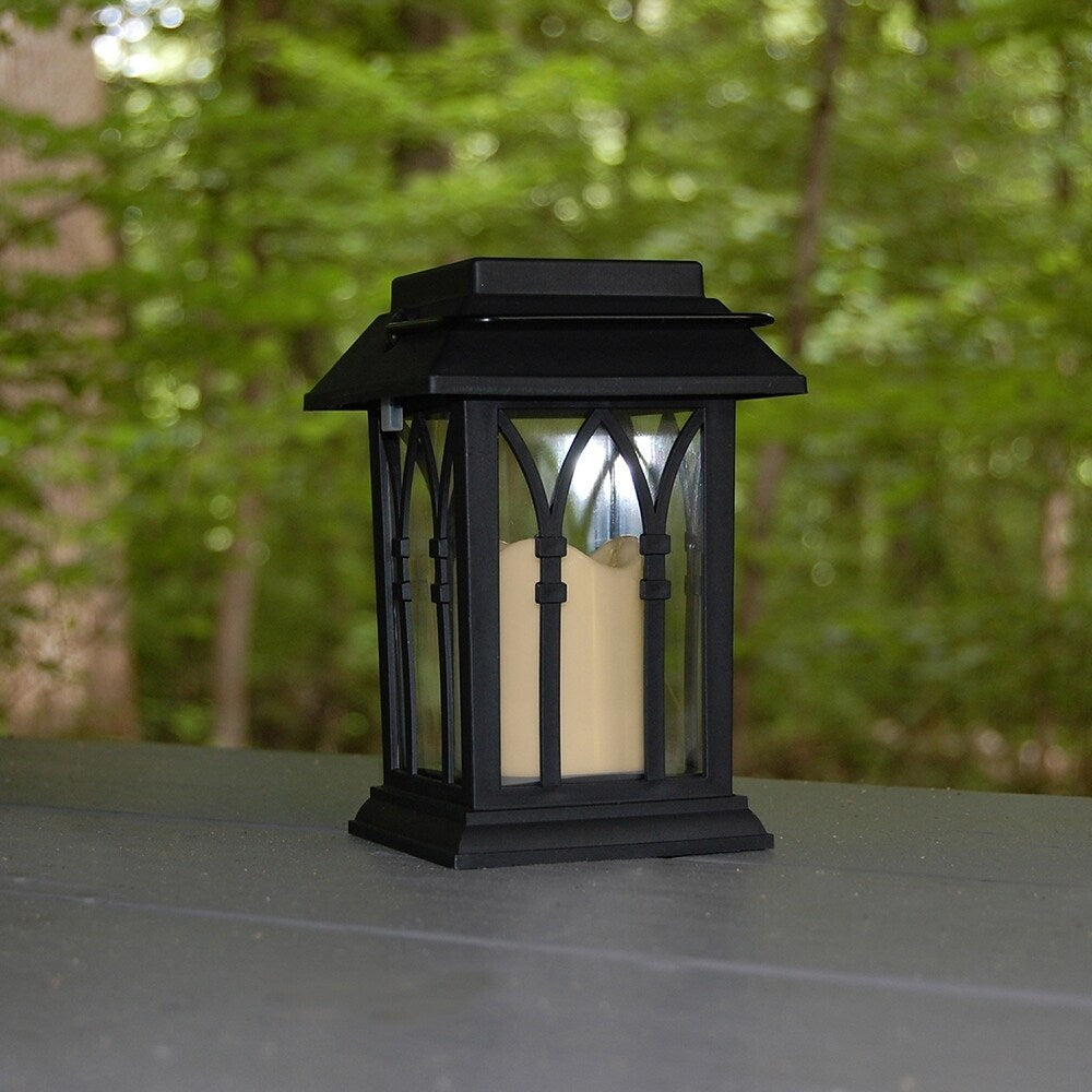 Solar Mini Lanterns- Black 2ct
