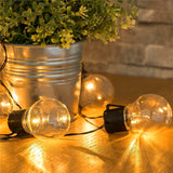 Solar Outdoor 10LED Bulbs Globe String Lights for Garden