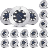 Solar Pathway Ground Lights Outdoor Waterproof