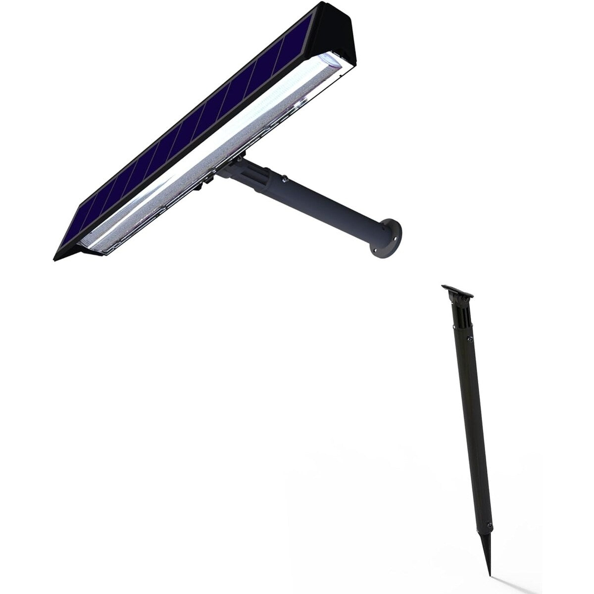 Solar Sign Flood Lights Outdoors for Landscape and Advertising - 13"