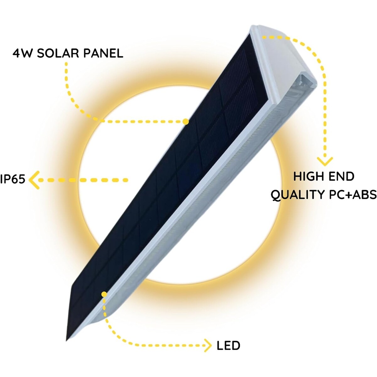 Solar Sign Flood Lights Outdoors for Landscape and Advertising - 13"