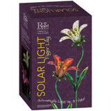 Solar Tiger Lily Stake - Red - 9"x7.25"x33"