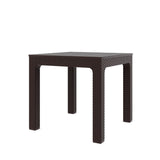 Solara Outdoor Patio Table, Wenge Brown