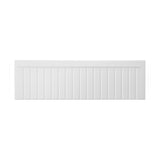Soleil 33-in Fluted Fireclay 60/40 Double Bowl Kitchen Sink