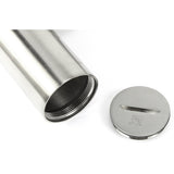 Solid Brass Round Bottle Modern P Trap in Chrome Finish Basin Sink Waste Trap Adjustable Drain Tube Kit Extra Long Bottle