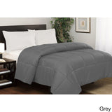 Solid Color Microfiber Down Alternative Comforter