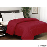 Solid Color Microfiber Down Alternative Comforter