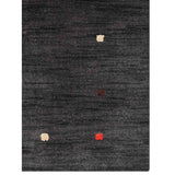 Solid Color Modern Hand Knotted Gabbeh Area Rug Indian Oriental Carpet
