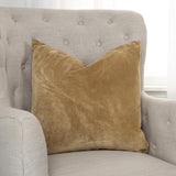 Solid Cotton Welted Pillow Cover