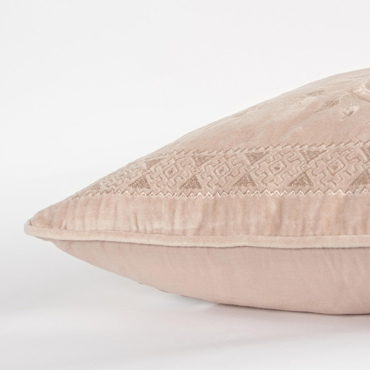 Solid Cotton Welted Pillow Cover