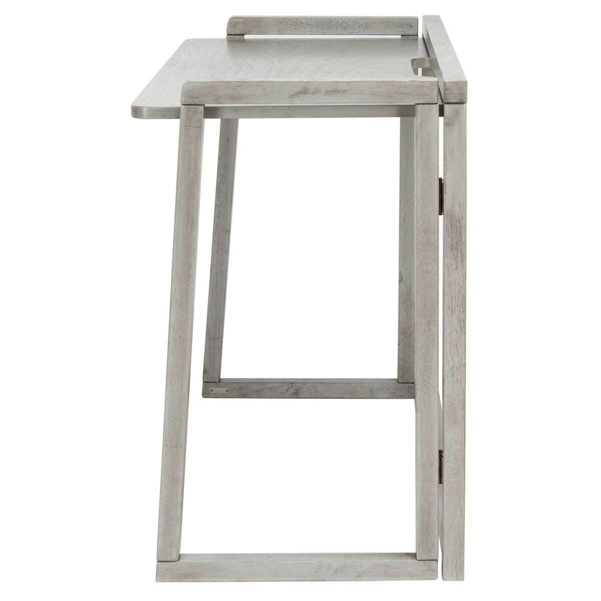 Solid Farmhouse Folding Desk Dark Grey