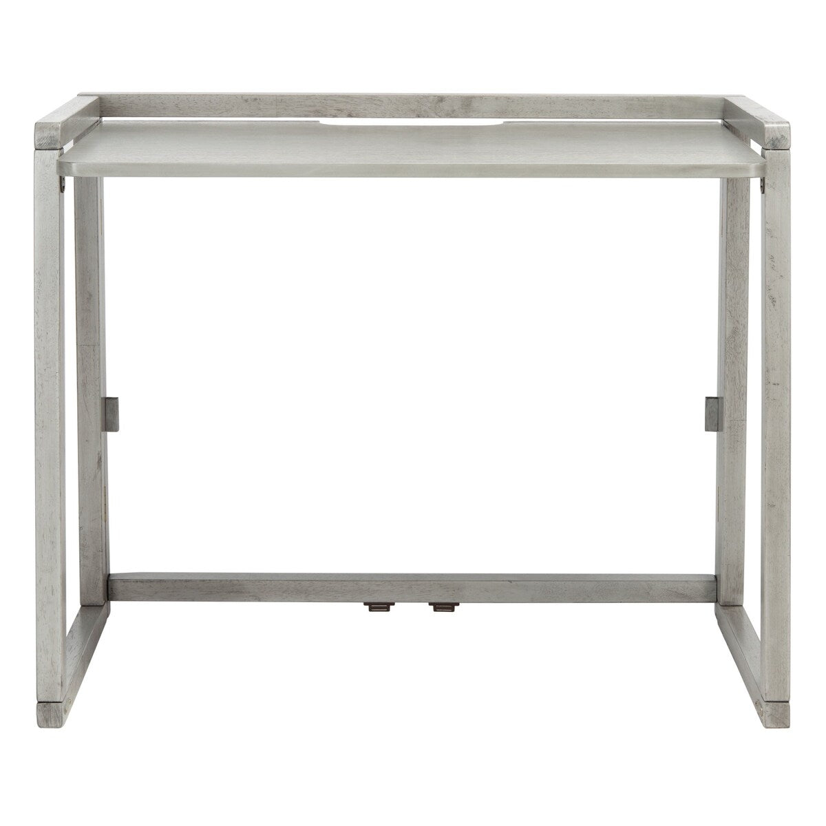 Solid Farmhouse Folding Desk Dark Grey