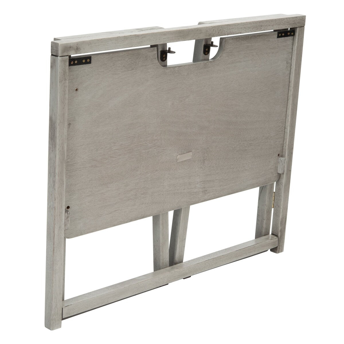 Solid Farmhouse Folding Desk Dark Grey