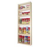 Solid Pine Wood 32-inch On-the-wall Spice Rack