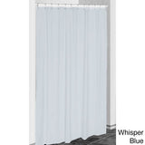 71 x 74 Solid Shower Curtain