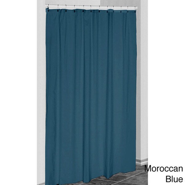 71 x 74 Solid Shower Curtain