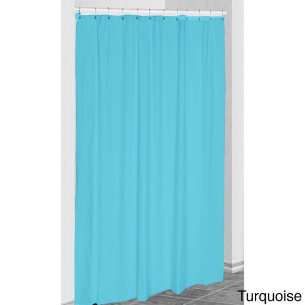 71 x 74 Solid Shower Curtain