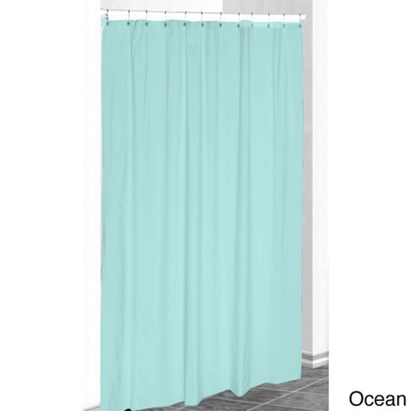 71 x 74 Solid Shower Curtain