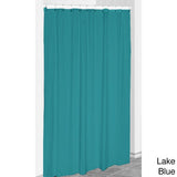 71 x 74 Solid Shower Curtain
