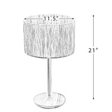 Solid Wood 21.3" Table Lamp