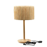 Solid Wood 21.3" Table Lamp