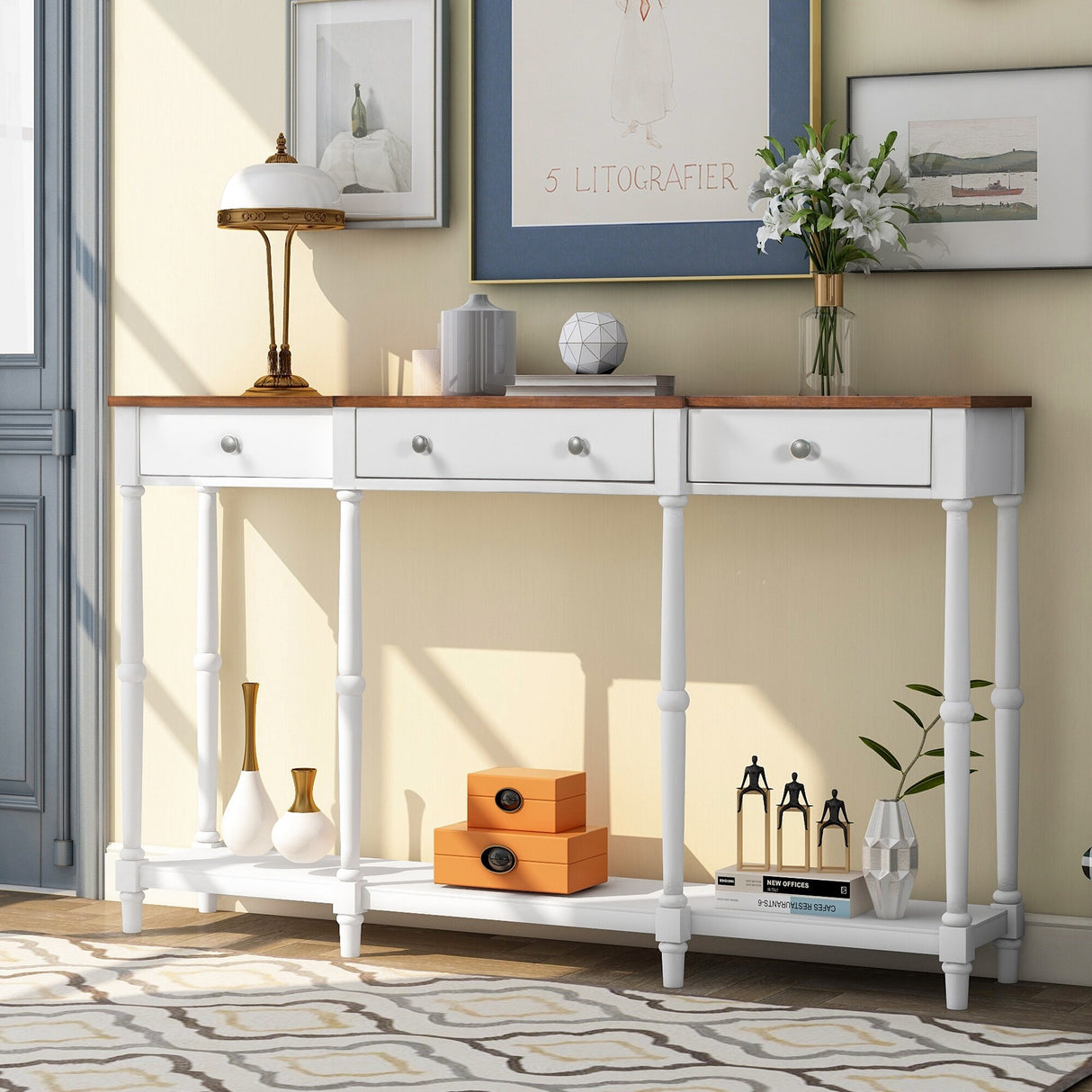 Solid Wood Console Table